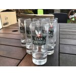 Clan campbell bo�te de 6 verres a whisky 17cl neuf