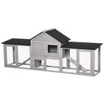 Clapier cage a lapins rongeurs xxl 2 etages toit bitum� int�gral tiroir d�jection 2, 10l x 0, 46l x 0, ...