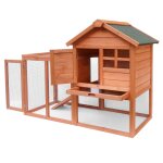 Clapier a lapin espace extrieur grand abri bois d'pica 122 cm enclos helloshop26 16 0002236