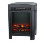Classic fire chemin�e electrique modena po�le electrique avec effet de foyer - 1800 - 2000 watts - noir ...