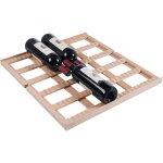 Clayette la sommeliere fil fronton en bois fixe - clatrad13