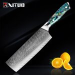 Cleaver de 7 pouces - xituo ensemble de couteaux japonais de cuisine professionnelle, couteau de chef ... Cleaver de 7 pouces - xituo ensemble de couteaux japonais de cuisine professionnelle, couteau de chef ...