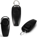 Clicker pour chien, 3 clickers (noir), 2 en 1 - clicker de dressage pour chien avec sifflet / clicker, ... Clicker pour chien, 3 clickers (noir), 2 en 1 - clicker de dressage pour chien avec sifflet / clicker, ...