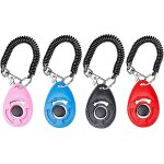 Clicker pour chien, dressage de chiens, clickers de dressage educatifs avec sangle pour animaux de compagnie, ...