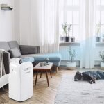 Climatiseur mobile 2 en 1 2600w / 9000 btu de 85 m