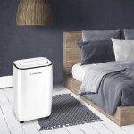 Climatiseur mobile 3 en 1 12000 btu 3500w blanc noir