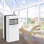 Climatiseur mobile 3 en 1 de 295 m³ / h 2600w / 9000 btu Climatiseur mobile 3 en 1 de 295 m³ / h 2600w / 9000 btu