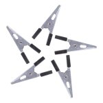 Clips m�talliques pour porte de cage, 5 paquets, fixation robuste et durable pour cage a fil