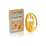 Clipbox tick twister� orange / tire tique pour humain, chien, chat / pince a tique x3 avec clipbox et ...