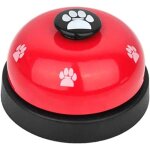 Cloche pour chien (rouge) pour l'entra�nement a la porte, cloche pour animaux de compagnie pour que les ...