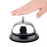 Cloche de rception d'appel antirouille, sonnette de bureau, petite cloche simple, service de table, ...