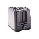 Cloer 3579 king size - grille - pain - 4 tranche - 2 emplacements - noir / inox mat
