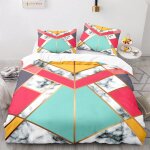 Cm x cm house de couette polyester coton housse de couette x ado garcon ligne de marbre parures de lit ...