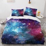 Cm x cm housse couette polyester coton housse de couette x ado garcon ciel ��toil�� parure lit moelleux ...