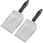 Cmws - lot de 2 pelles a sable en maille m�tallique pour reptiles - tamis a sable en maille fine pour ...