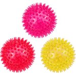 Cmws - 3 - pack squeaky dog ball toys, dogs chew spiky ball, jouet de piscine pour chien flottant, jouets ...
