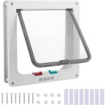 Cmws - acrylique chati�re pour chat, chati�res pour chien int�rieure porte chats baie vitr�e coulissante ...