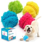 Cmws - ® active rolling ball balle interactive jouet se d�place seul avec 4 housses color�es pour chiens ...