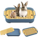 Cmws - bac litiere lapin, animal toilette, 27 * 18, 8 * 4 cm bac a litire pour lapin, bac a litire ...