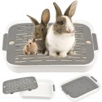 Cmws - bac litiere lapin, animal toilette, bac a litire pour lapin, bac a litire pour petit animal ...