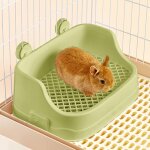 Cmws - bac litiere lapin, moyen litire toilette petits animaux pour cages dtachable entraneur de pot ...