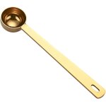 Cmws - cuillre a mesurer 5 ml en acier inoxydable cuillre a caf et a matcha cuillre a long manche ...