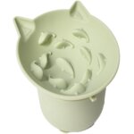 Cmws - gamelles surleves a alimentation lente, compatible avec les fouets, anti - vomissements, passe ...