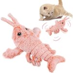 Cmws - jouet de homard pour chat, pendule a queue electrique, homard mobile interactif avec cble usb ...