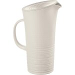 Cmws - - tierra, carafe avec couvercle en plastique recycl - blanc lait, 18. 7 x 13. 4 x 10 x h26. 9 ...