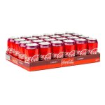 Coca - cola cherry boissons gazeuses saveur cerise pack de 24 bouteilles 330ml - total 7, 92l