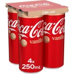 Coca - cola vanilla pack de 4 bouteilles 250ml - 1000ml
