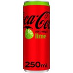 Coca - cola z�ro sucre saveur citron vert 250 ml