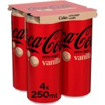 Coca - cola zero sucre vanille pack de 4 x 250 ml - 1000 ml