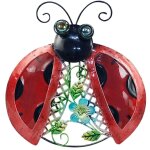 Coccinelle en m�tal � suspendre 20 x 18 cm