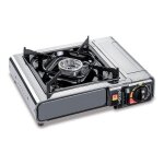 Cocina gas inoxidable a cartucho con maletin cocina portatil cartuchos 230 gramos encendido piezoelectrico ...
