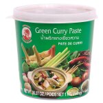 Cock p�te d'�pices curry vert authentique 1000g - saveur tha�landaise intense, ingr�dients naturels, ...
