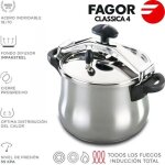 Cocotte minute 4 l, tous feux, induction, acier inox. 18 / 10, 3 systèmes de sécurité fagor clã¡sica ... Cocotte minute 4 l, tous feux, induction, acier inox. 18 / 10, 3 systèmes de sécurité fagor clã¡sica ...