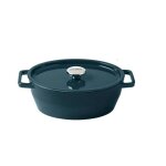 Cocotte ovale pyrex slow cook 29 cm rouge / cr�me