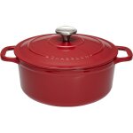 Cocotte ronde chasseur sublime rouge 24