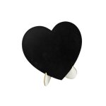 Coeur ardoise sur chevalet 18cm