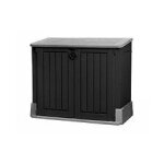 Coffre de jardin itout midi gris clair noir - 845 l