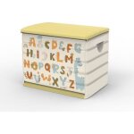 Coffre de rangement lettres plastiken alphabet 260 l 80 x 61 x 53 cm
