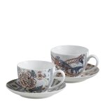 Coffret de 2 tasses à thé madame de pompadour Coffret de 2 tasses à thé madame de pompadour