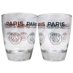 Coffret de 2 verres a eau paris saint - germain