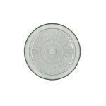 Coffret de 4 assiettes plates vert 25 cm