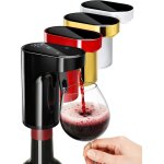 Coffret 4 pi�ces accessoires vin en bois poli