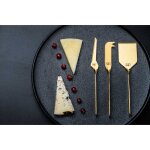 Coffret 6 couteaux a fromage et beurre style de vie 14 cm dor�
