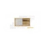 Coffret 6 couteaux de table laguiole g. david