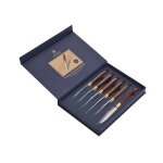 Coffret 6 couteaux de table manche en bois de palissandre