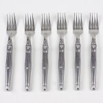 Coffret 6 fourchettes de table laguiole en inox